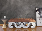 Dark Grey Concrete Wallpaper : Smooth Cement Texture Mural - View 2