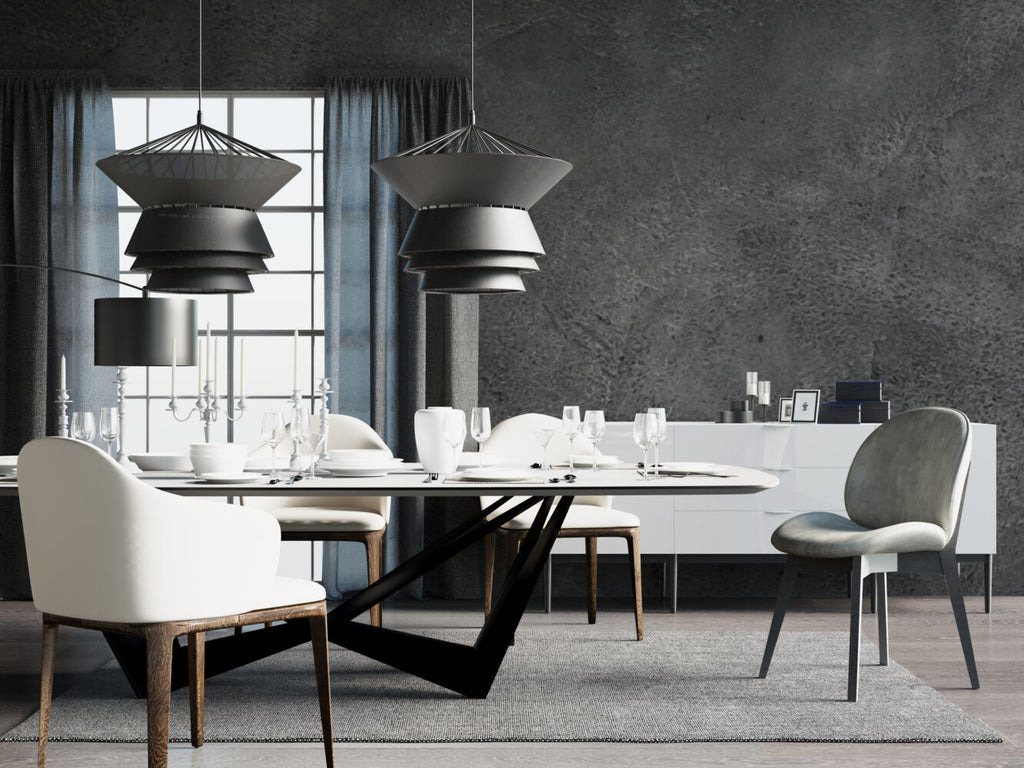 Dark Grey Concrete Wallpaper : Smooth Cement Texture Mural