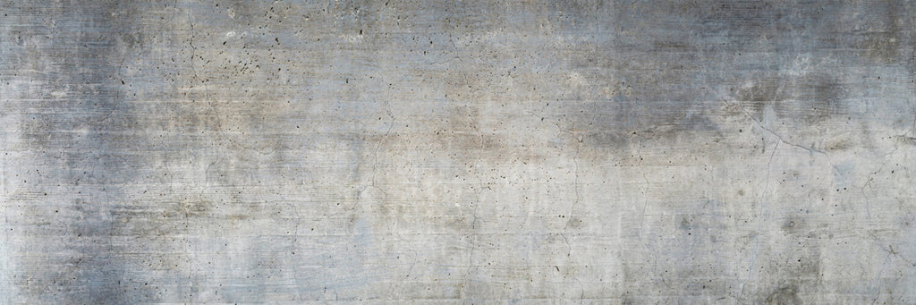 Aged Concrete Wallpaper : Grey and Blue Weathered Wall Mural - flat design