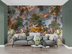 Classical Fresco Wallpaper : Baroque Triumph Painting Mural