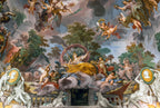 Classical Fresco Wallpaper : Baroque Triumph Painting Mural - flat design