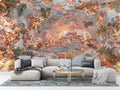Baroque Fresco Wallpaper : Classical Ceiling Painting Mural