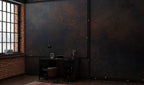 Black Copper Concrete Wallpaper : Raw Industrial Texture Mural - View 4