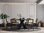 Classic Wall Panel Wallpaper : Grey Moulding Effect Mural - View 3