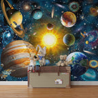 Solar System Wallpaper : Planets and Galaxy Kids Mural - View 4
