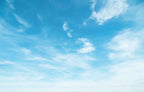 Blue Sky Wallpaper : Light Clouds Ceiling Mural - flat design