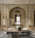 Mughal Palace Door Wallpaper : Carved Arches Interior Mural