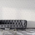 Subtle Cube Pattern Wallpaper : Beige Geometric Texture Mural - View 3