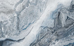 Blue Grey Marble Wallpaper : Fluid Stone Texture Mural - flat design