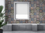 Vintage Tile Wallpaper : Portuguese Azulejo Pattern Mural - View 2