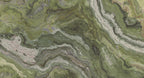 Green Onyx Marble Wallpaper : Olive Stone Pattern Mural - flat design