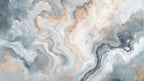 Blue Grey Marble Wallpaper : Gold Vein Stone Mural - flat design