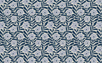 Navy Floral Vine Wallpaper : Lavender Flower Pattern Mural - flat design