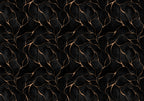 Black Gold Vein Wallpaper : Kintsugi Crack Mural - View 2