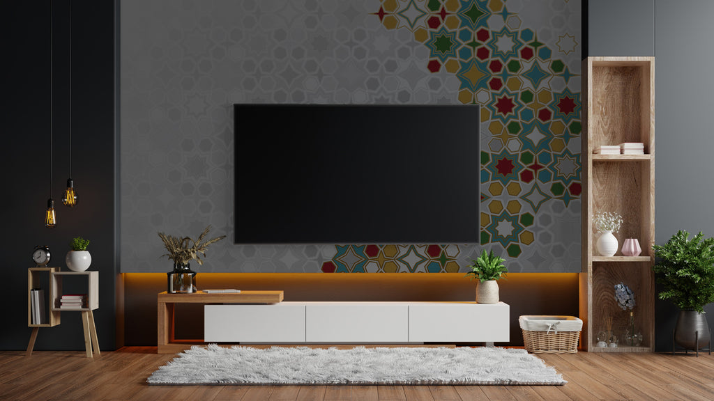 Moroccan Star Tile Wallpaper : Geometric Mosaic Mural