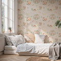 Woodland Animals Wallpaper : Fox, Bear and Squirrel Nursery Pattern Mural