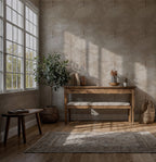 Beige Crane Wallpaper : Subtle Japanese Bird Pattern Mural - View 2