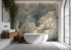 Cloud Wallpaper : Dramatic Sky Painting Mural