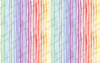 Watercolour Stripe Wallpaper : Pastel Pink and Lilac Painted Stripe Mural - View 2