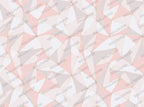 Scandinavian Triangle Wallpaper : Pastel Pink Geometric Mural - View 2