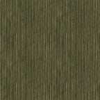Olive Painted Stripe Wallpaper : Hand Drawn Green Line Mural - View 2