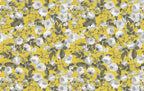Mustard Rose Wallpaper : Yellow Ground White Bloom Wall Mural - View 2