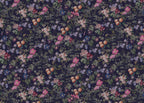 Plum Peach Orchard Wallpaper : Dark Fruit and Floral Wall Mural - View 2