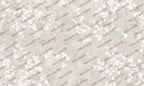Greige Blossom Wallpaper : White Dogwood on Plaster Wall Mural - View 2