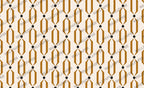 Art Deco Trellis Wallpaper : Gold Geometric on Cream Wall Mural - View 2