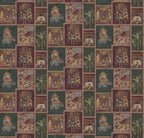 Indian Panel Wallpaper : Jewel Tone Miniature Tile Wall Mural - View 2