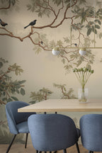 Chinoiserie Birds and Branches Wall Mural