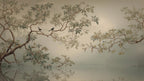 Chinoiserie Birds and Branches Wall Mural