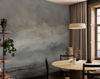 Abstract Cloud Landscape Wallpaper : Modern Grey Mist Wall Mural - View 5