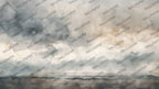 Abstract Cloud Landscape Wallpaper : Modern Grey Mist Wall Mural - View 2