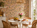 Pink Lemon Blossom Wallpaper : Mediterranean Citrus Kitchen Mural - View 5