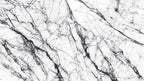 White Marble Wallpaper : Black Veined Stone Mural - View 2