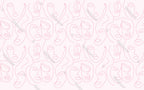 Pink Line Face Wallpaper : One Line Portraits Pattern - View 2