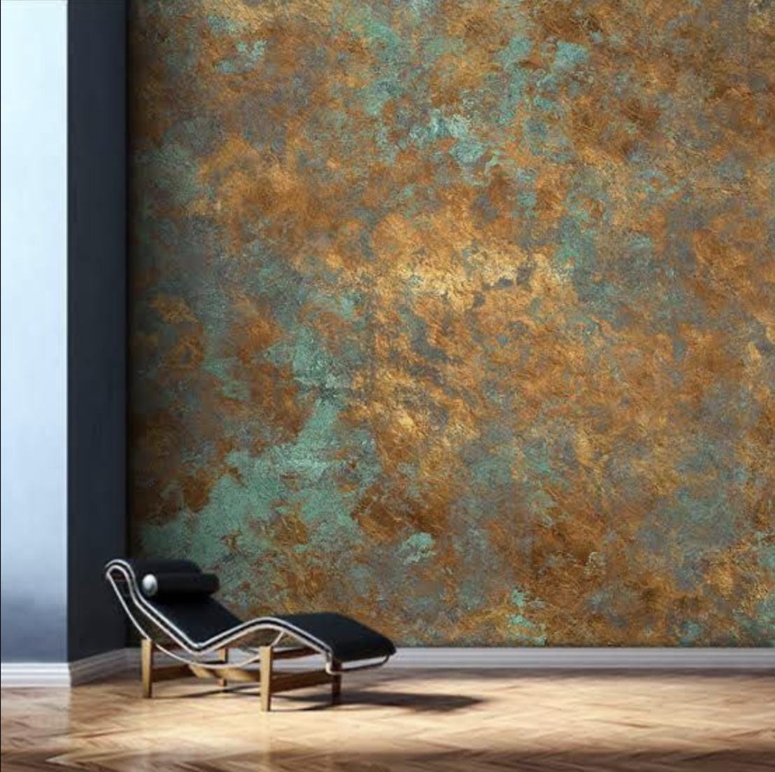 Old Rusty Wall Mural, Old Copper Textured, Rusty Look Copper Wallpaper, Concrete Look Wallpaper, Abstract Peel Stick Wallpaper, Home decor