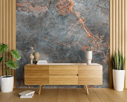 Peel and Stick Marble Wallpaper, Concrete Wall Mural, Luxury Gray Marble Wallpaper, Design Wallpaper, Home Decor