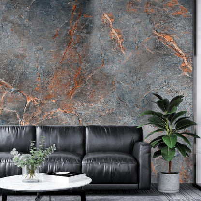 Peel and Stick Marble Wallpaper, Concrete Wall Mural, Luxury Gray Marble Wallpaper, Design Wallpaper, Home Decor