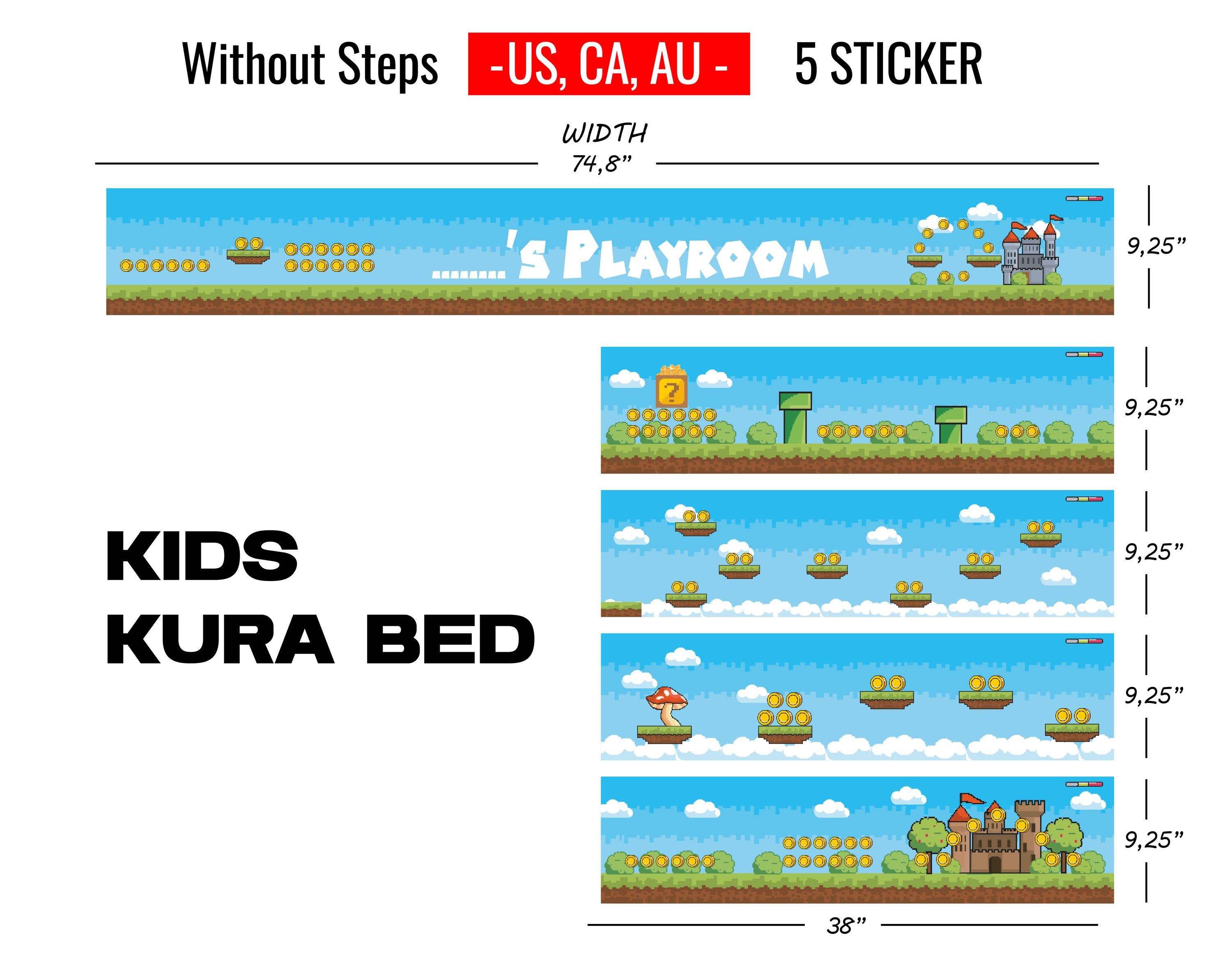 Sticker for ikea Kura Bed Children&