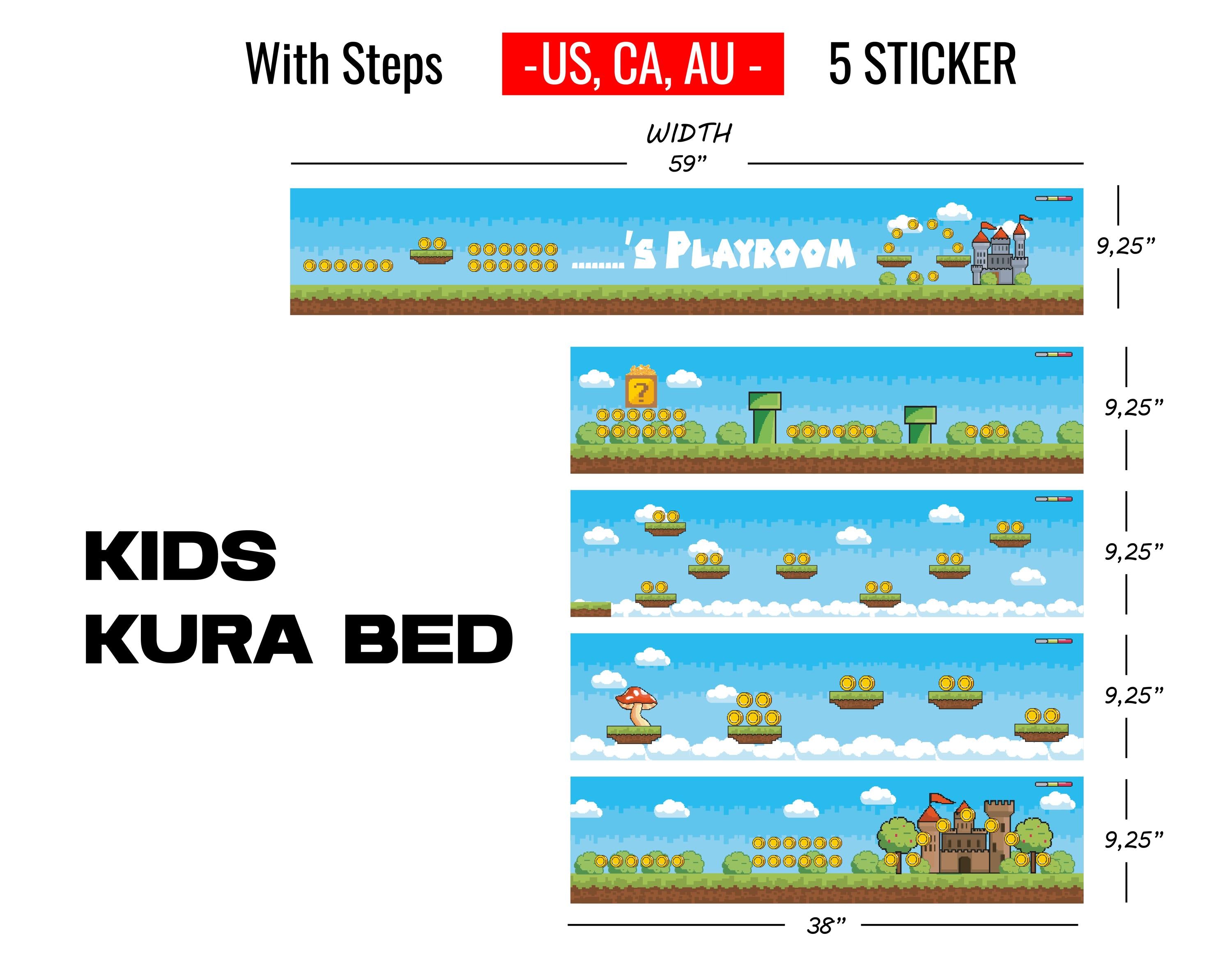 Sticker for ikea Kura Bed Children&