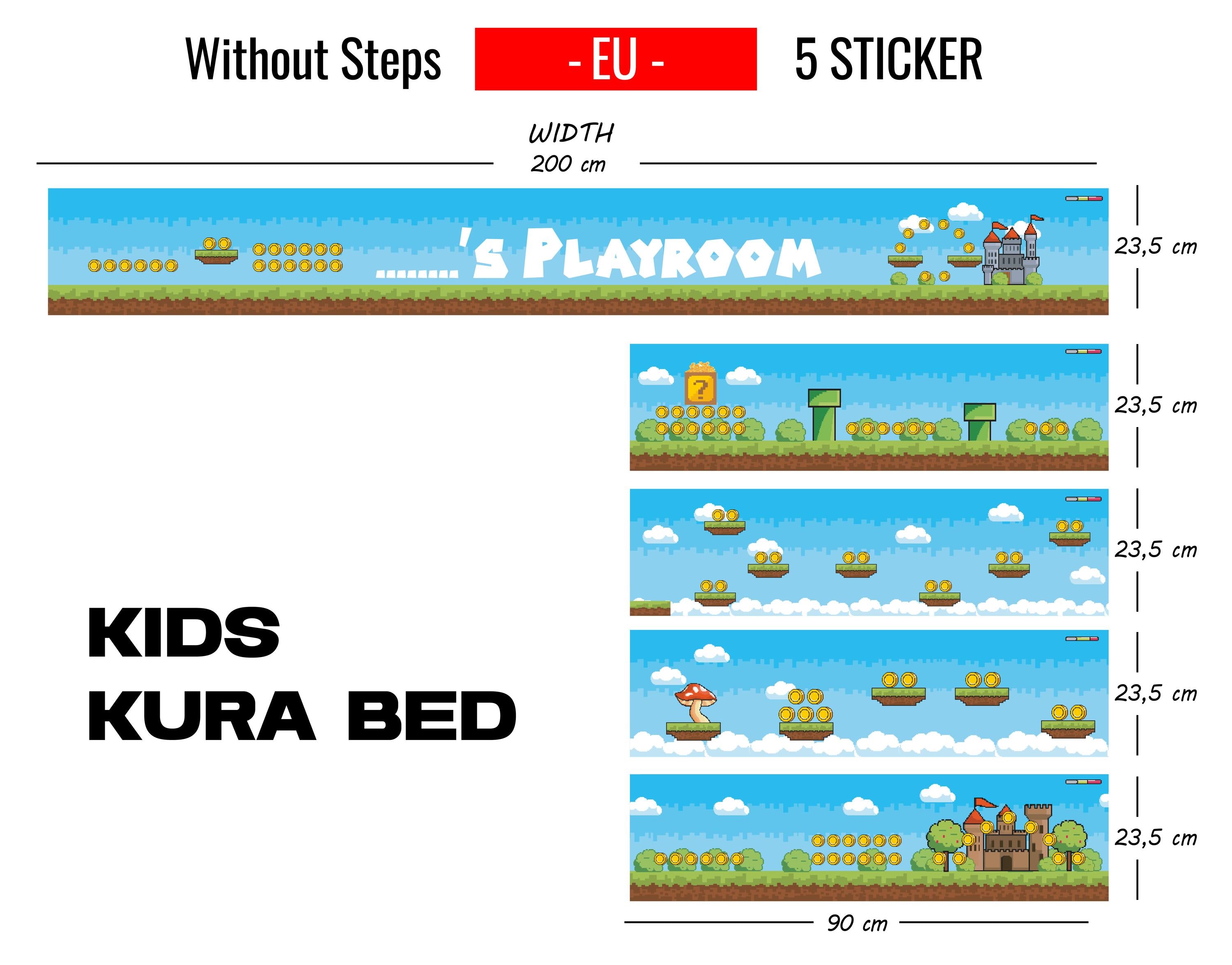 Sticker for ikea Kura Bed Children&