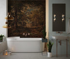 Peel and Stick Scenic Wallpaper: Vintage Tropical Landscape, Non-Woven or Textured - View 5