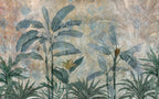 Tropical Palm Tree Wallpaper: Peel and Stick Jungle Wall Mural, Customizable - View 6