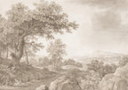 Vintage Tree Landscape Wallpaper Mural: Amazon Forest Peel and Stick - View 6