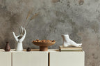 Concrete Texture Wallpaper: Stucco Look Wall Mural, Peel and Stick - View 4