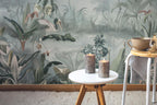 Tropical Rainforest Wallpaper: Peel and Stick Floral Wall Mural - View 2