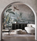Tropical Rainforest Wallpaper: Peel and Stick Floral Wall Mural - View 4