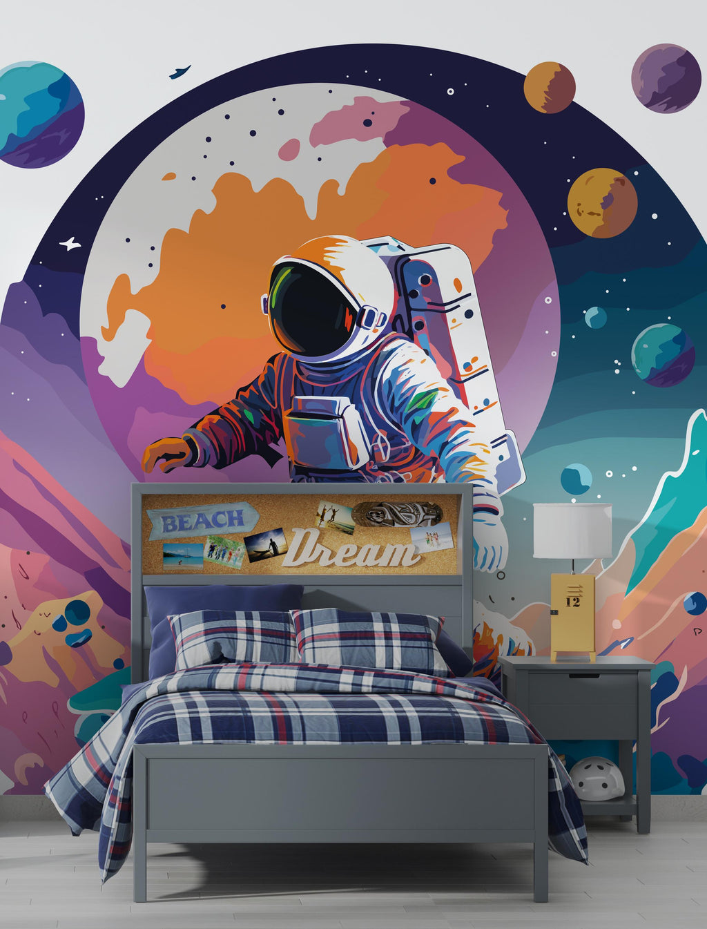 Astronaut Galaxy Wallpaper: Futuristic Space Wall Art - View 4